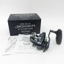 123s SHIMANO シマノ OCEA JIGGER オシアジガー FC 1501HG 04003 左ハンドル ベイトリール ※中古_画像2