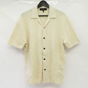 130 Rag & Bone ラグアンドボーン Avery Engineered Knit Shirt コットン エンジニアードニット MBS22S012KI12 Mサイズ ※中古