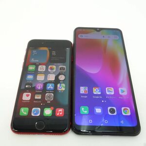 114 iPhone8 64GB A1906 MRRY2J/A レッド バッテリー86％ / Oukitel C19 ブラック 2GB/16GB 本体のみ ※中古/利用〇