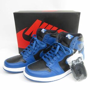 153s【未使用】NIKE ナイキ AIR JORDAN 1 RETRO HIGH OG 555088-404 US9/27cm 箱有