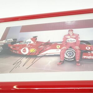 107 F1 レーシングドライバー Michael Schumacher ミハエル・シューマッハ 額付き写真 ※中古の画像3
