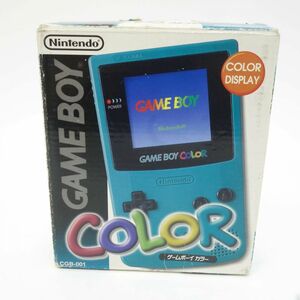 043 Nintendo GB ゲームボーイカラー 本体 ブルー CGB-S-BA CGB-001　※ジャンク品