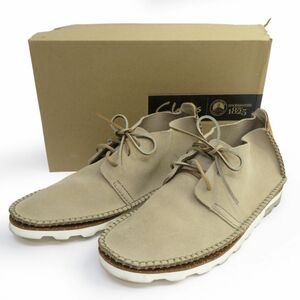 153s Clarks Clarks DAKIN TOPte- gold панель desert boots US10 коробка иметь * б/у 