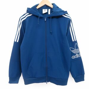 133s adidas アディダス OUTLINE FZ Hoodie フーディ パーカー DX3855 Mサイズ ※中古