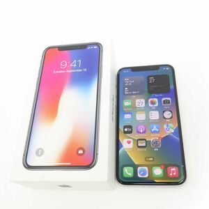 111 docomo iPhoneX 64GB NQAY2J/A A1902 スペースグレイ バッテリー84％ ※中古/利用〇