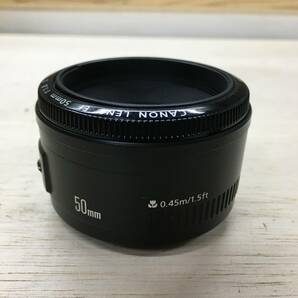 1円～ ★送料無料★ CANON EF 50ｍｍ F1.8 Ⅱキャノン 一眼レフ フィルムカメラ オートフォーカス レンズの画像4