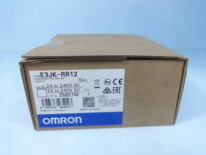 OMRON 光電センサ ACDC電源フリータイプ E3JK-RR12 5M（中古未使用品）管理番号：RH-1167