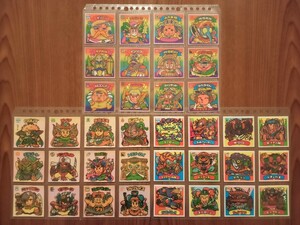  Old Bikkuriman seal 21....36 sheets full comp summarize set angel, next fee, demon 