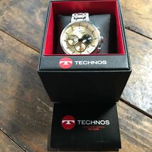 TECHNOS テクノス　クロノグラフ腕時計　ほぼ未使用　箱・保証書付き_画像2