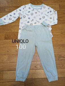 UNIQLO リサ・ラーソン パジャマ 長袖上下セット 100