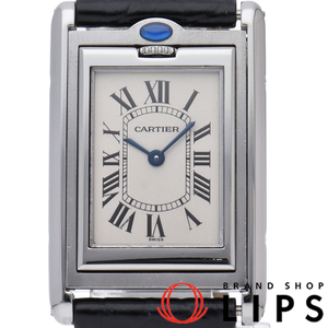 Cartier Tank Bus Current Watch MM W1011258 Коробка гарантия SS/кожаные женские часы серебро закончились