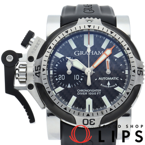  Graham Chrono Fighter oversize diver Tec seal 2OVDIVAS.B03A.K10B box written guarantee SS/la