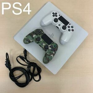 [1 jpy start ]PS4 PlayStation4 CUH-2100A body & controller 2 piece, power supply cable,HDMI cable. set start-up verification settled the first period . settled PlayStation 4