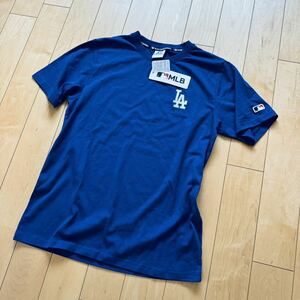 新品　MLB公式ロサンゼルス　ドジャース　Tシャツ　ワンポイントロゴ　大谷翔平　サイズLL
