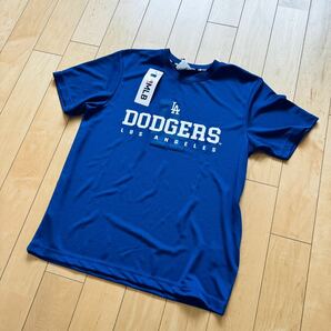 新品 MLB公式ロサンゼルス ドジャース Tシャツ ワンポイントロゴ 大谷翔平 サイズLの画像1