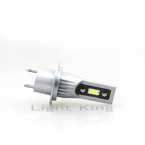 ワンタッチ ポン付 4000LM H7 ファンレス LED ヘッドライト ハロゲンサイズ 秒速点灯 防水IP67 VTR1000SP-1/2 ゴールドウイングF6B/GL1800