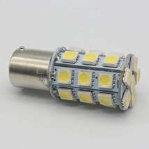 12V LED テールランプ バックランプ ポジションランプ 作業灯 27灯 ba15s ホワイト 全国送料無料_画像4