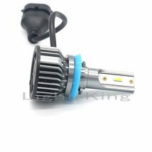 超爆光 20000LM LED ファン付 フォグランプ 80W x 2灯セット H8/H11/H16 ライムグリーン 緑 USA CREE製 ビアンテ フレア_画像6