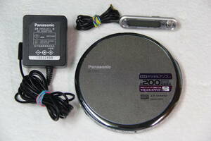 Panasonic ポータブルCDプレーヤー SL-CT810 D.SOUND WMA/MP3 リモコン/RFEA427J ACアダプター付属 