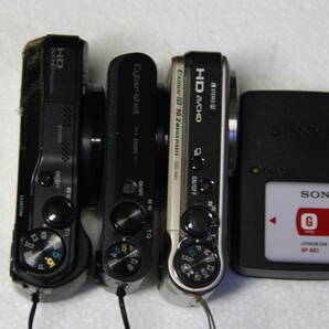 SONY コンパクトデジタルカメラ まとめて3個セット DSC-HX5/DSC-HX30V/DSC-WX300 バッテリーパックチャージャー付属の画像2