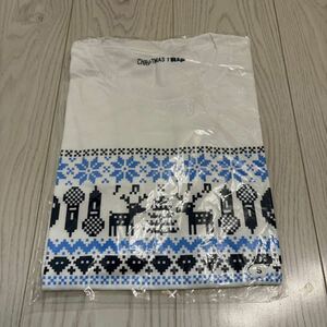 未開封●CHRISTMAST リップスライム RIP SLYME Tシャツ/クリスマス/半袖/ホワイト/白/ブルー/青/ブルー/クリスマスリップ/グッズ★911-4