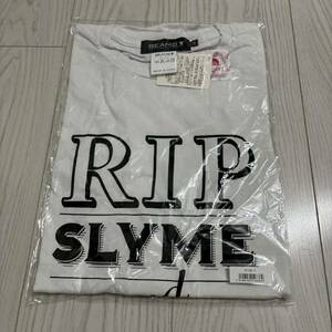 未開封●BEAMS ビームス RIP SLYME ショートスリーブ Tシャツ 白/ホワイト/ロゴ/コラボ レーション/半袖/グッズ/限定/コンサート★919-4