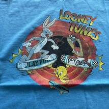 未使用●Candy Stripper×LOONEY TUNES コラボ レーション/Tシャツ/キャンディストリッパー/ルーニー・テューンズ/青/ブルー/半袖★1013-4_画像5