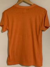 80's アニマルプリント Tシャツ オレンジ色 Mサイズ アメリカ製 ビンテージ VINTAGE ヴィンテージ アメカジ 古着 USED USA_画像4