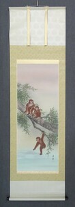 品名：掛軸・作者：田中 芳園・画題：「猿」・技法：日本画（直筆）　〈掛軸44〉（A2-HIO-R4-6-12-38.5）