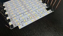 送料無料! 鉄道模型 nゲージ 電球色 LED led 室内灯 24系 トワイライトエクスプレス 10両+予備2本 テープLED 点灯確認済み(1)_画像2