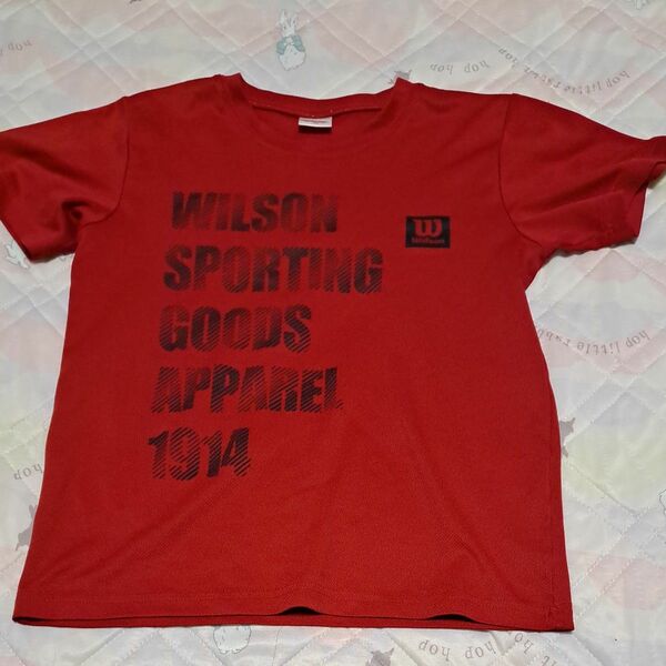 Wilson　スポーツTシャツ　赤　150cm 