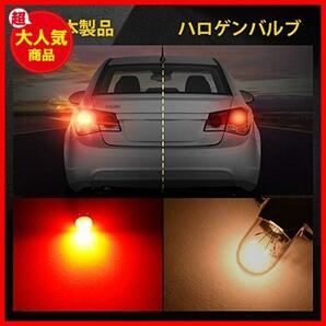 ★T20ダブル球_レッド★ SUPAREE T20 ダブル球 LED テールランプ ブレーキランプ LEDバルブライト レッド 爆光 DC12V 国産車対応 無極性の画像3