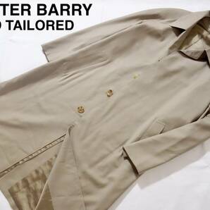 【送料無料】美品 最高級ハンドメイド Chester Barry チェスターバリー ステンカラーコート メンズ 日本製 裏地シルク 着るロールスロイス