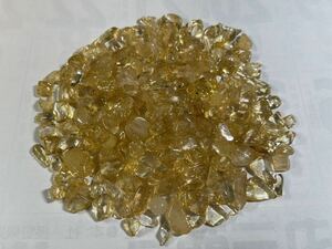 水晶さざれ石 シトリン 黄水晶 天然石 約13mm土5 150g