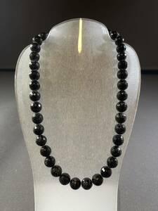  black tourmaline necklace 12mm