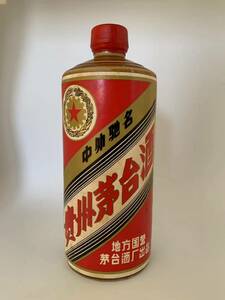 中国酒 貴州茅台酒 マオタイシュ 五星麦ラベル 約995g 未開栓 