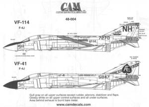 CAM Decals, 48-004, Phantom Phorever