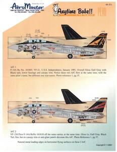 AeroMaster Decals, 48-531, Anytime Babe!! Pt. VII