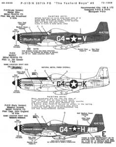 Repli-Scale Decal, 48-5058, P-51D/K 357FG The Yoxford Boys #5