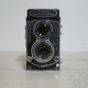 美品! Minolta ミノルタ AUTOCORD 1:3.2 1:3.5 f=75mm 二眼レフ カメラ 室内保管品 追加画像有り の画像1