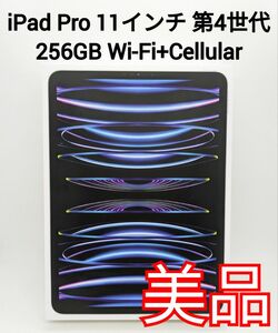 【美品】iPad Pro 11インチ 第4世代 256GB Wi-Fi+Cellular M2チップ SIMフリー 利用制限あり