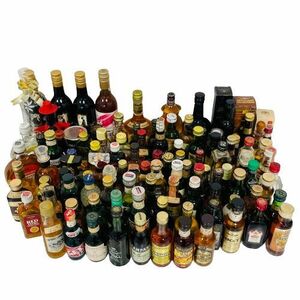 [ sake large amount . summarize ] miniature bottle 100ps.@ and more Suntory / white hose / Old bar / is -pa-etc whisky / brandy other *9534