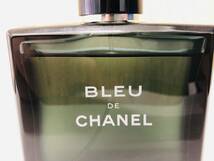 BLEU DE CHANEL/ブルードゥシャネル/EDT/オーデトワレ/100ml/残量9割以上/香水/フレグランス/フランス製/CHANEL/シャネル_画像3