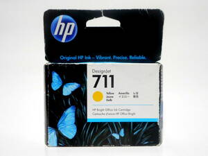 HP ヒューレット・パッカード 純正インクカートリッジ 711 イエロー 黄色 29ml CZ132A 期限切れ 2023.01