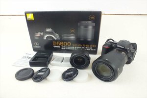 ☆ Nikon ニコン D5600 ズームキット デジタル一眼レフ 18-55mm 70-300mm 中古 240207B9167