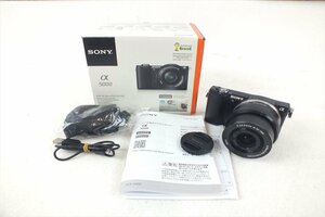 ☆ SONY ソニー α5000 ILCE-5000 ミラーレス一眼レフ E 3.5-5.6/PZ 16-50 OSS 中古 240207B9146