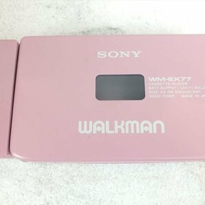 ☆SONY ソニー WM-EX77 カセットプレーヤー 中古 現状品 240307A5347の画像3