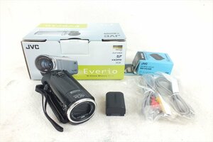 ☆JVC GZ-E140-B ビデオカメラ 中古 現状品 240307B9157