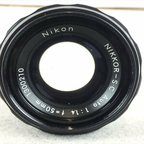 ☆ Nikon ニコン レンズ NIKKOR-S・C 1.4 50mm 中古 現状品 240407R6267の画像5