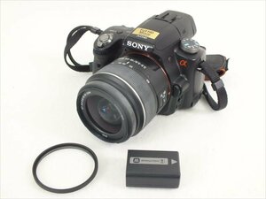 ♪ SONY ソニー α55 SLT-A55V デジタル一眼レフ SAL1855 DT 3.5-5.6/18-55 SAM 現状品 中古 240411Y7018